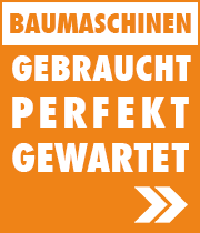 Verkauf von gebrauchten Baumaschinen und Baufahrzeugen