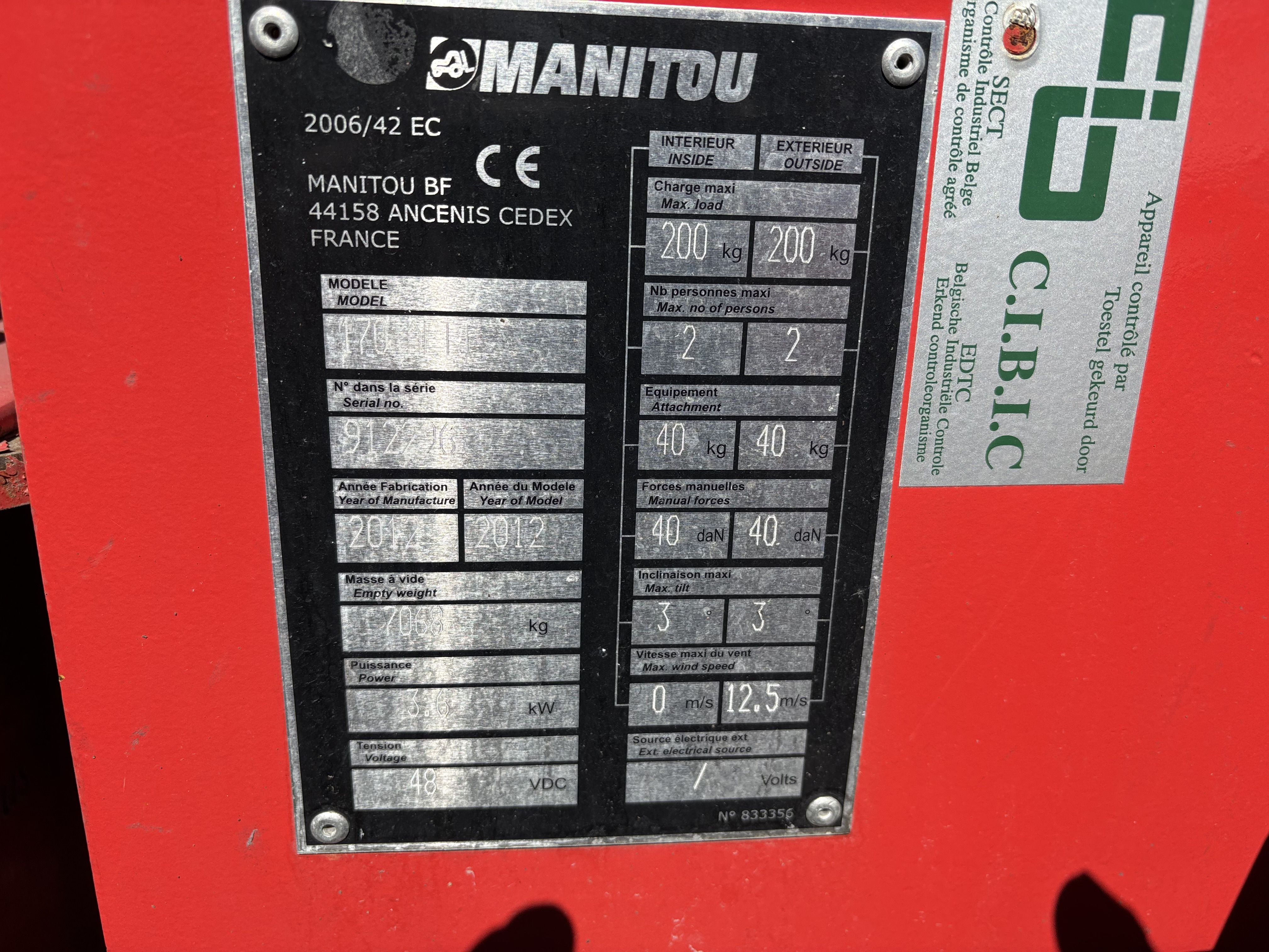 Manitou AETJ 170